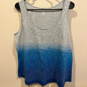 ANA Womens XL ombré tank